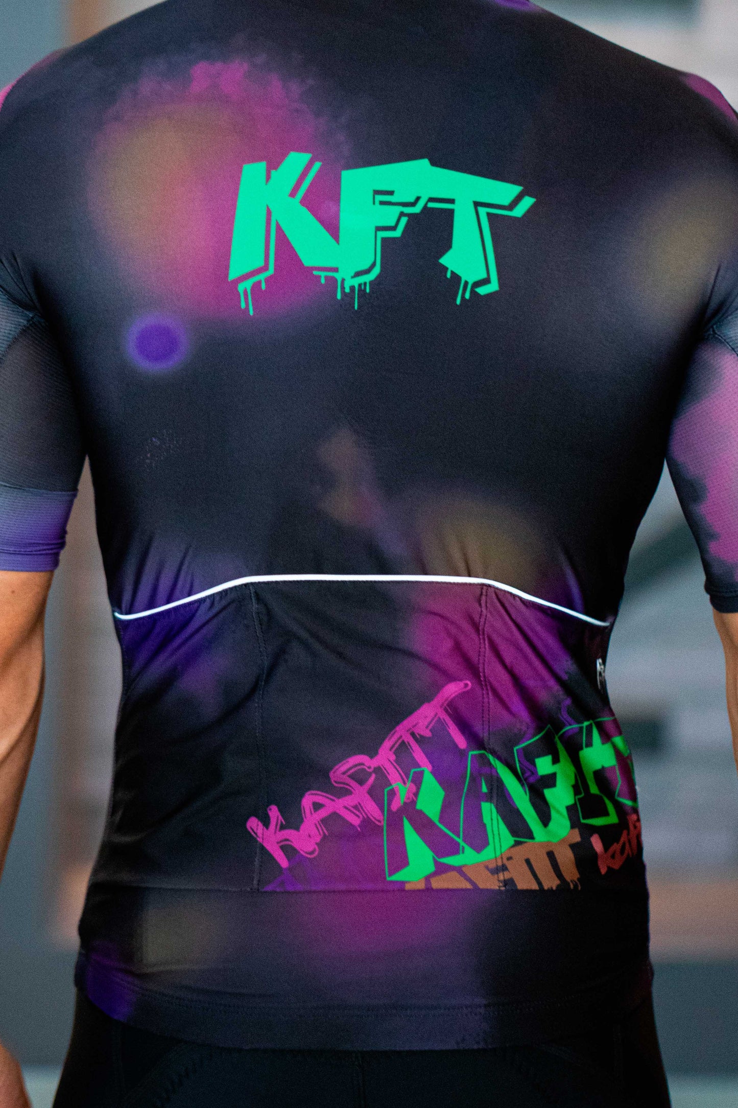 Basic Jersey Short Sleeve Graffiti Black Men's