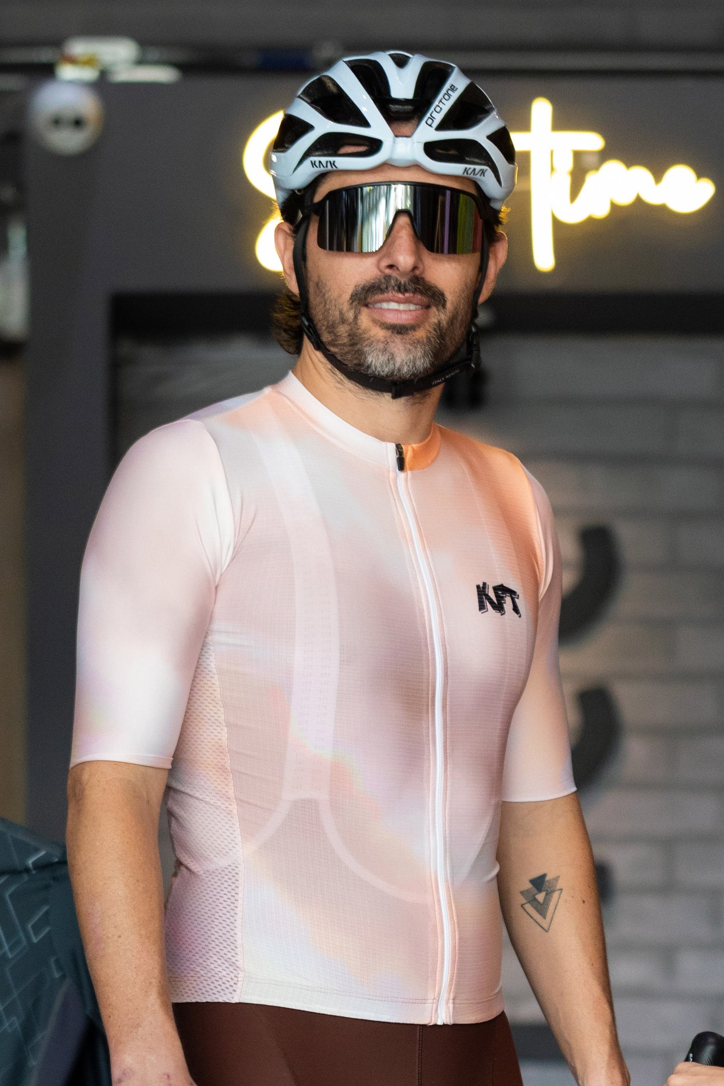 Basic Jersey Short Sleeve Graffiti Nude Men's