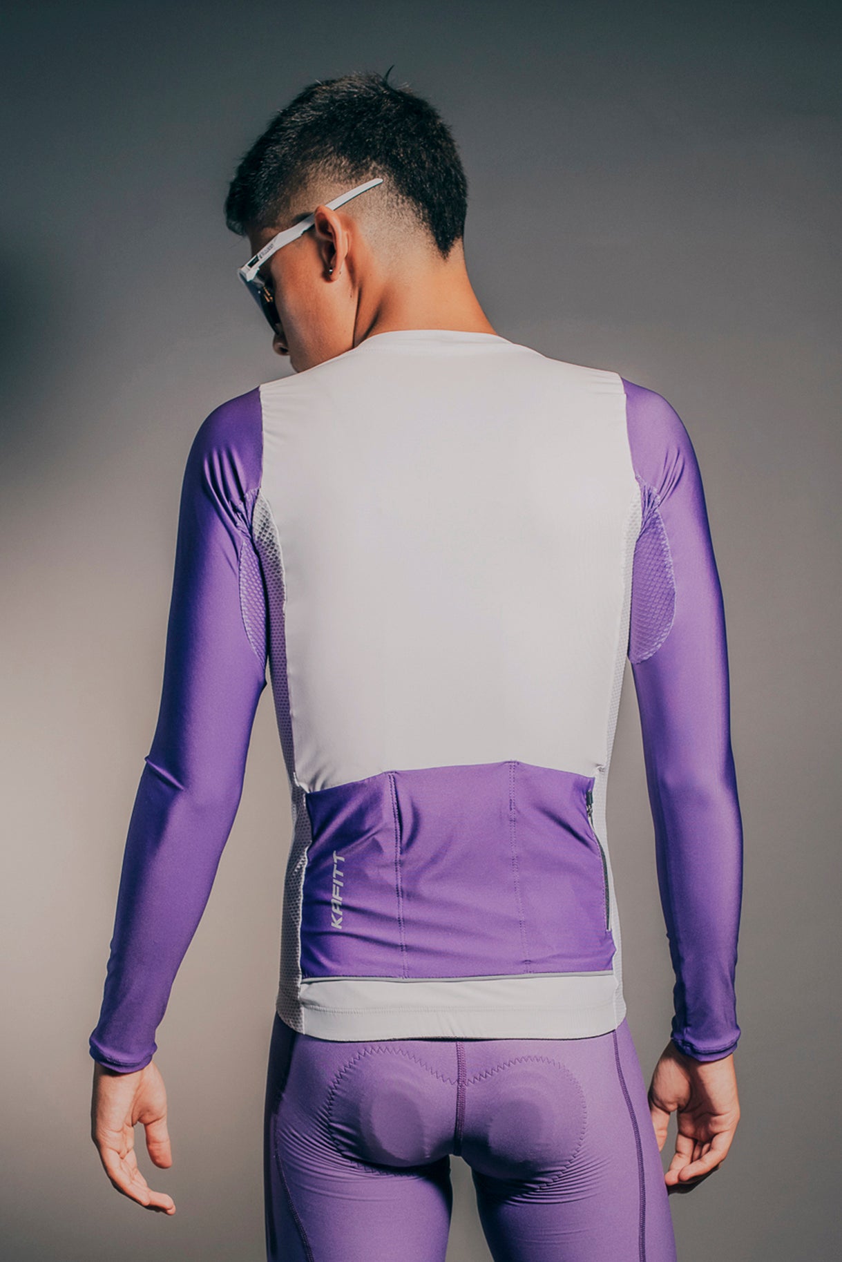 Elite Jersey Long Sleeve Purple Butterfly
