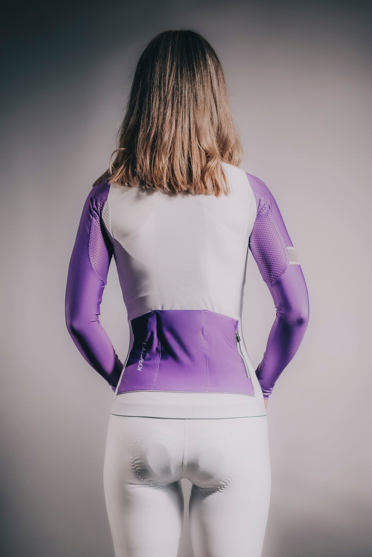 Elite Jersey Long Sleeve Purple Butterfly