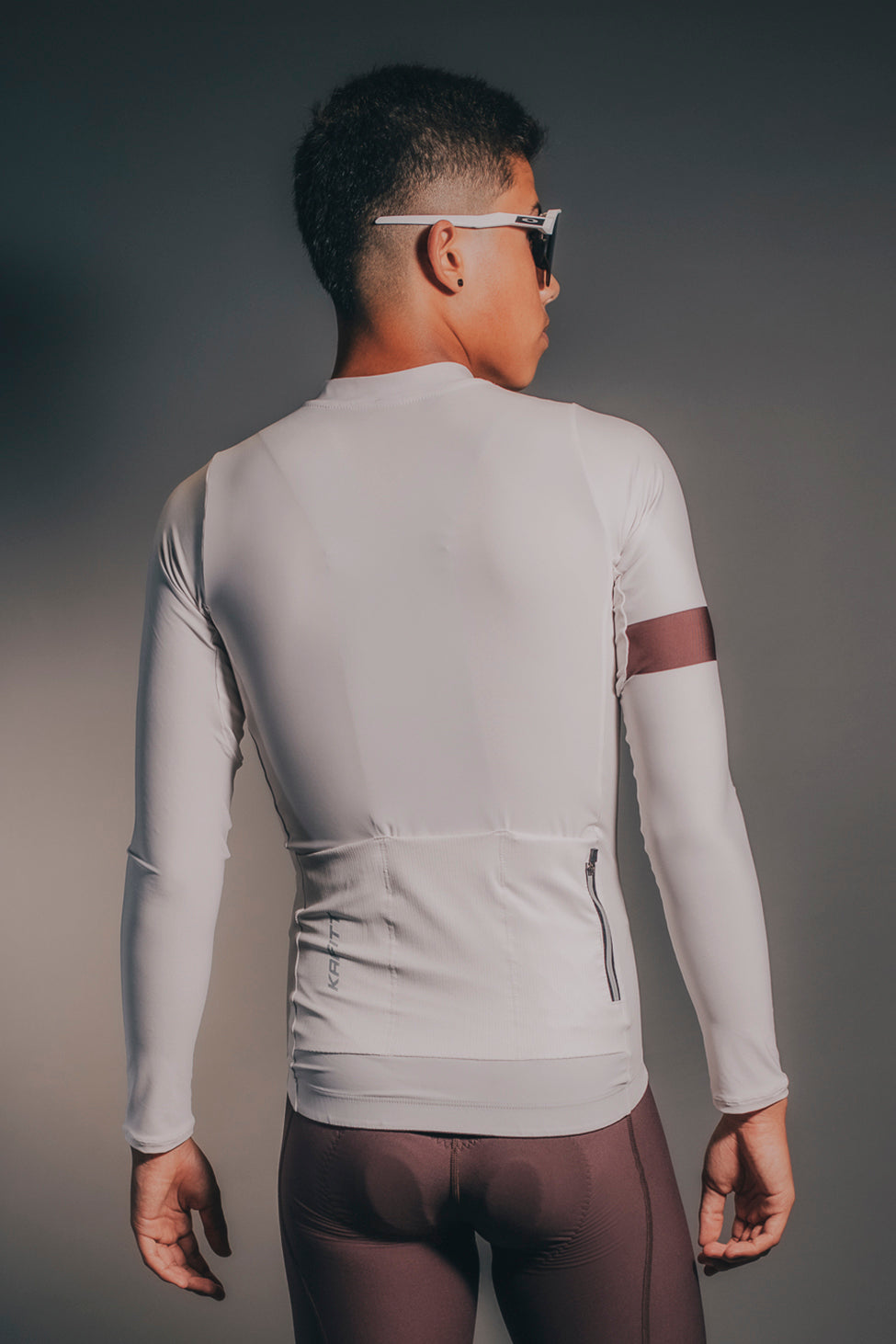 Faster Jersey Long Sleeve Beige Evolution