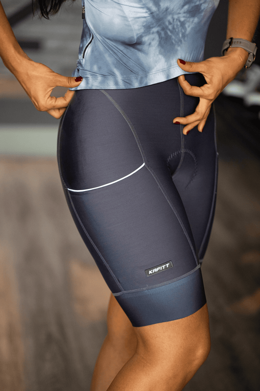 Classic Cycling Bib Shorts with Pockets