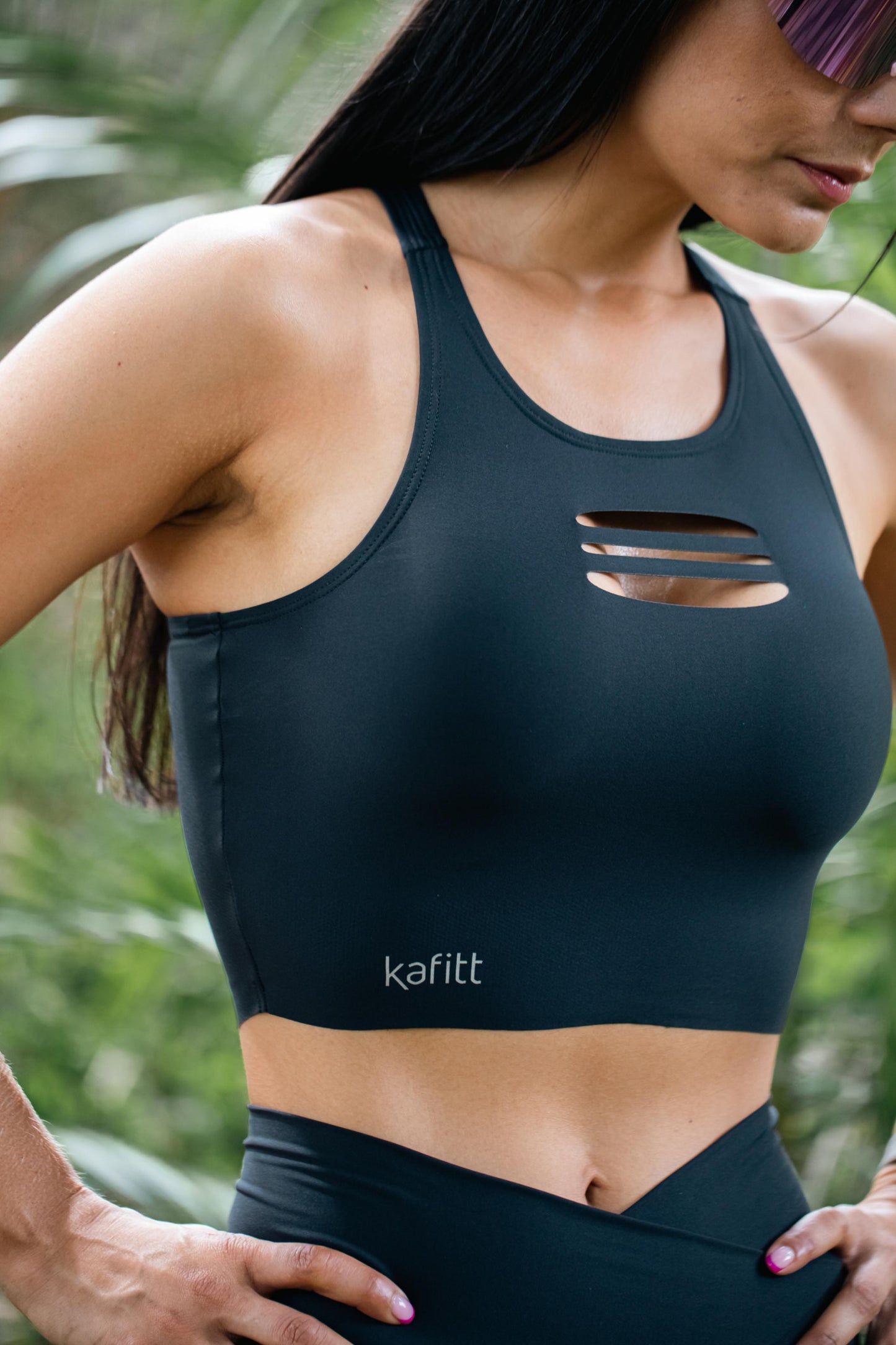 Black Seamless Top