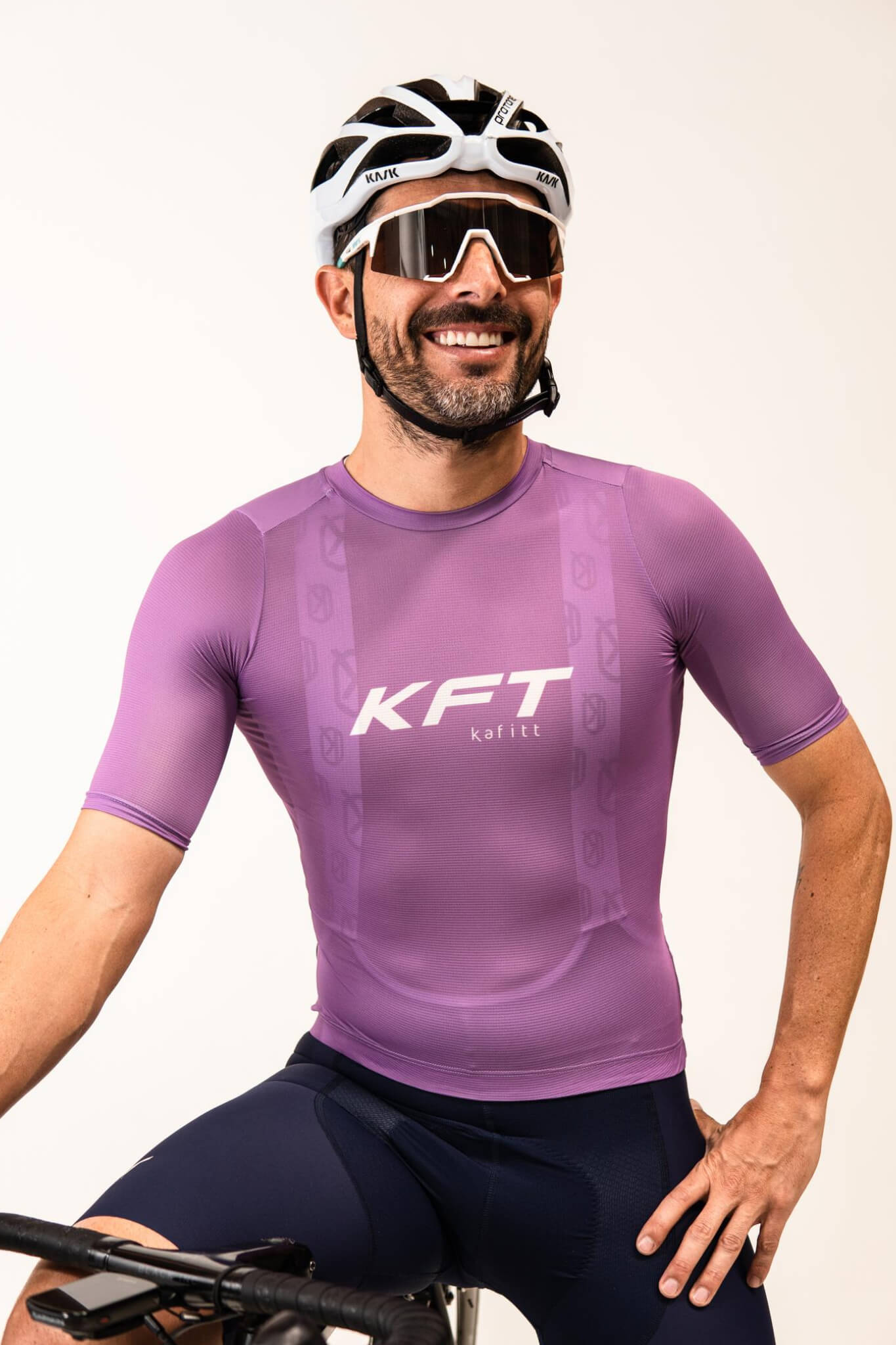 T-shirt Sprint Púrpura
