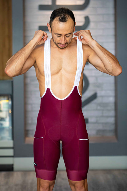 Men's Basic Wine Pockets Lycra