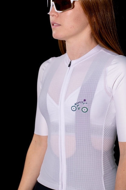 White Basic  Jersey Short Sleeves Logo Tornado
