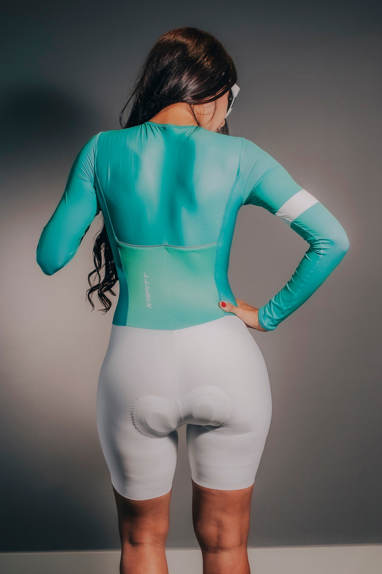 Luxury Skinsuit Long Sleeve Turquoise Evolution