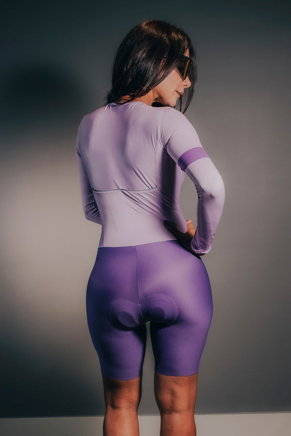 Luxury Skinsuit Long Sleeve Purple Evolution