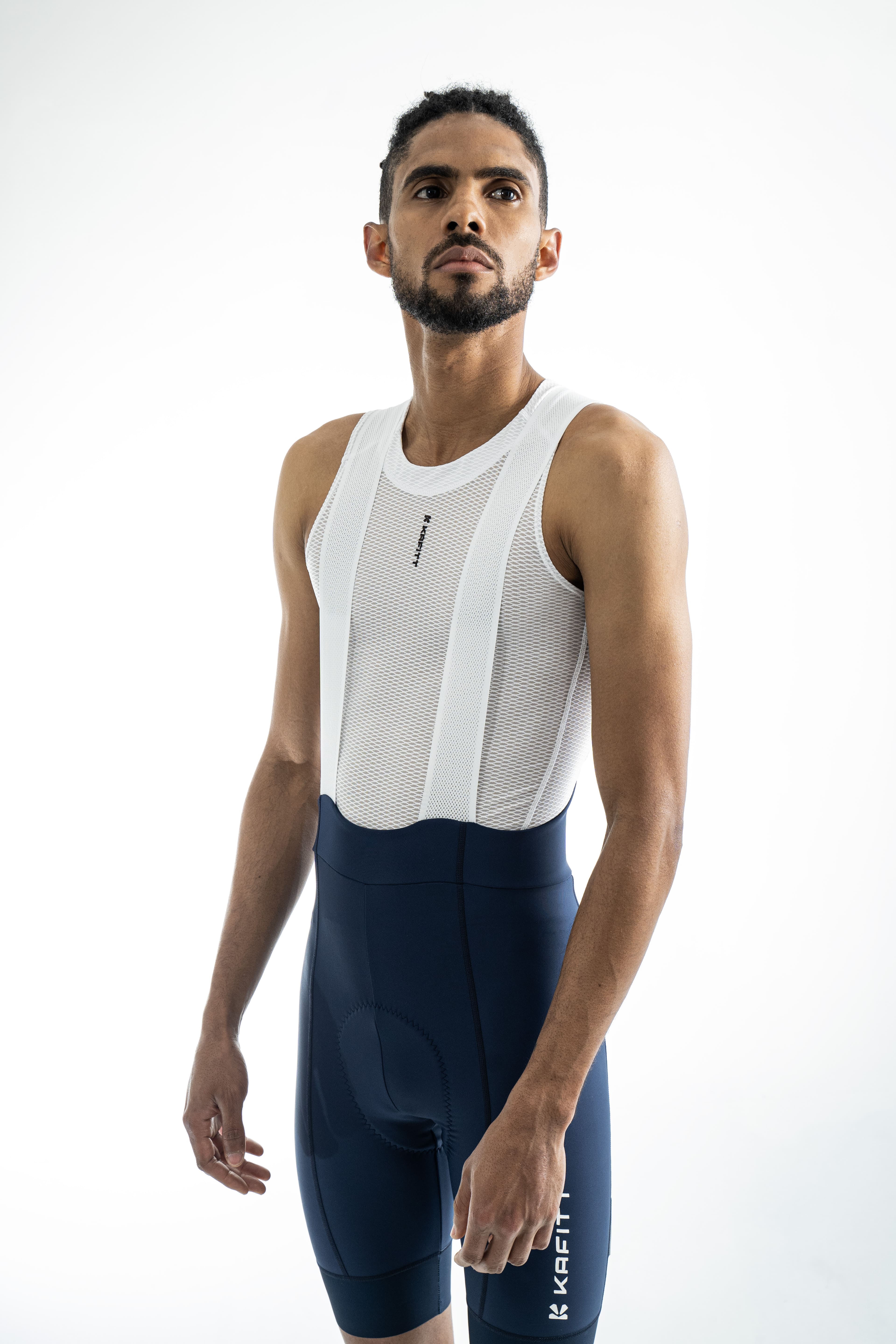 もずく Kafit USA グレー 長袖ジャージ ホワイト ビブショーツ Bibs Styles – KAFITT USA