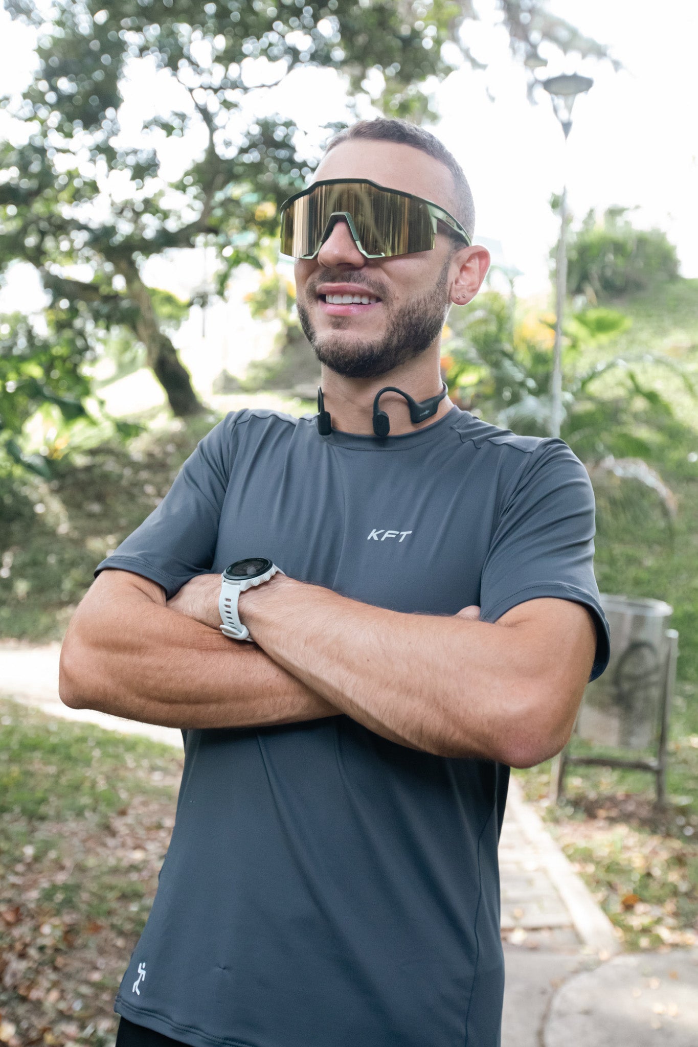 Gray Cold Touch T-Shirt Short Sleeve