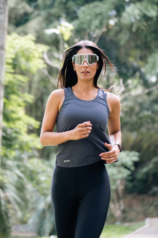 Gray Cold Touch Sleeveless Shirt