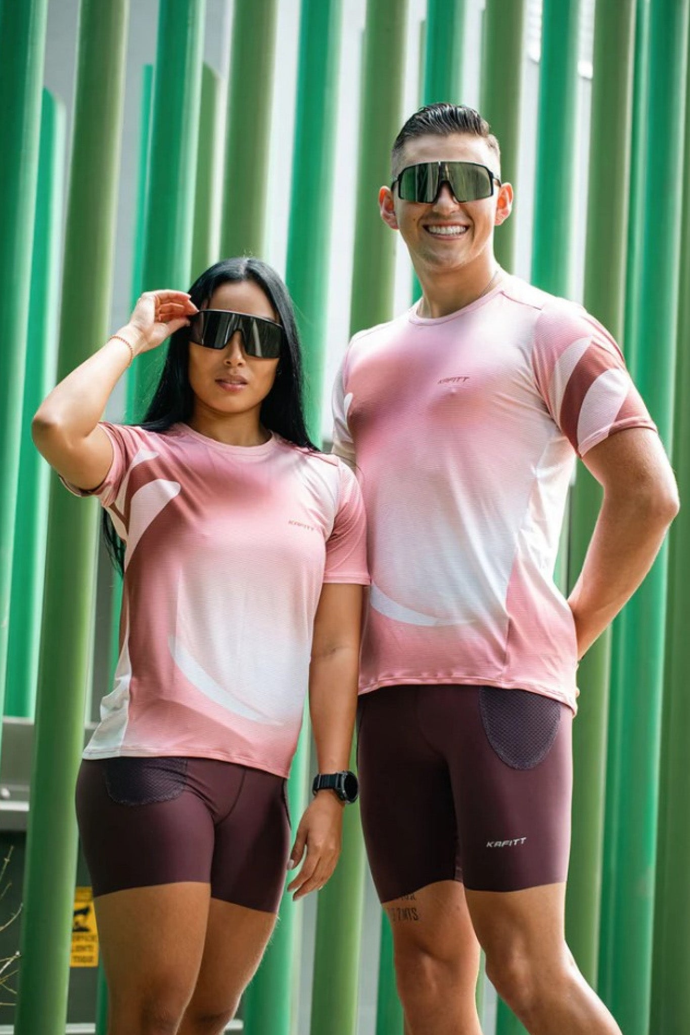 Print Design T-shirt Short Sleeve Lambrusco