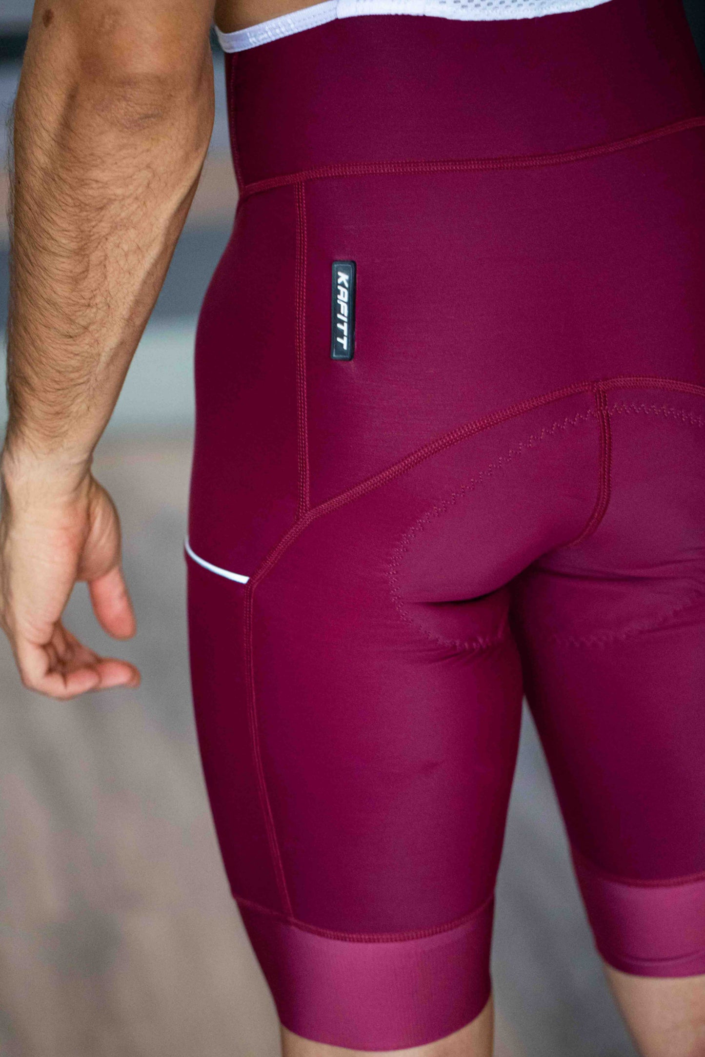 Men's Basic Wine Pockets Lycra