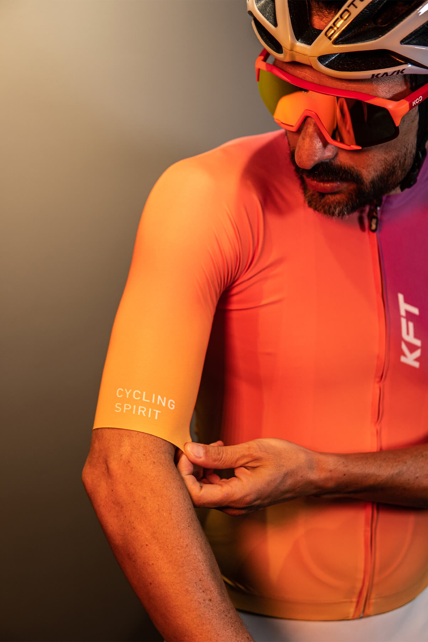 Jersey Slim Fit Naranja