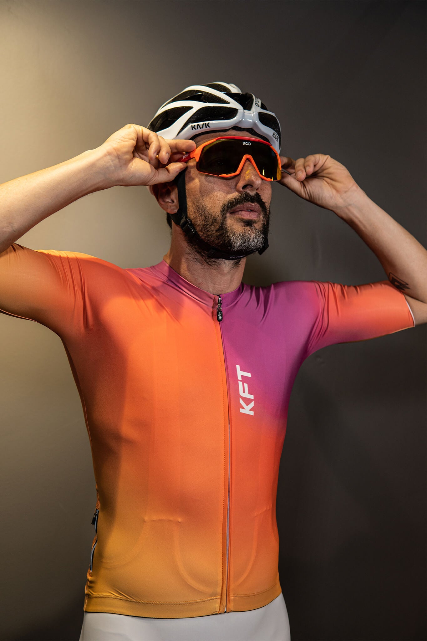 Jersey Slim Fit Naranja